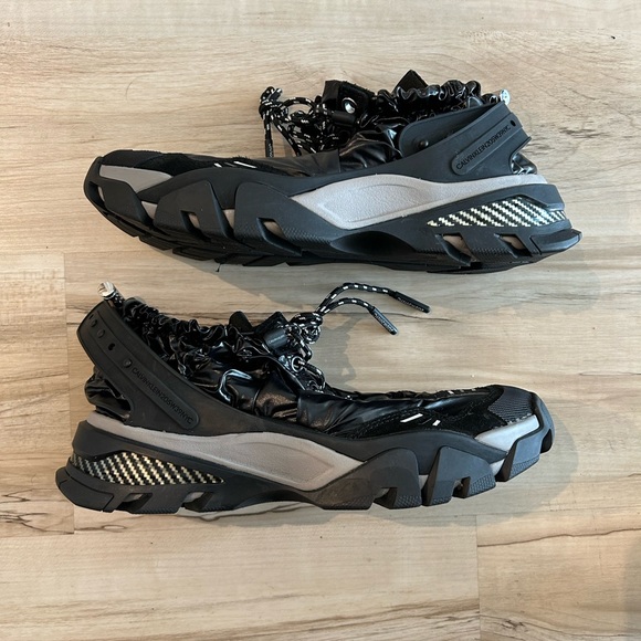 Calvin Klein 205W39NYC Caramene Drawstring Black Carbon Shoes Women’s Sz: 7 - Picture 4 of 9